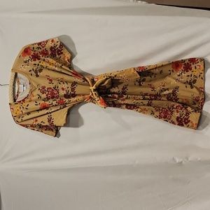 Lularoe XL floral printed dress